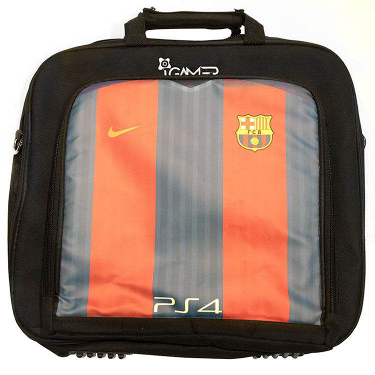 خرید کیف PS4 با طرح بارسلونا